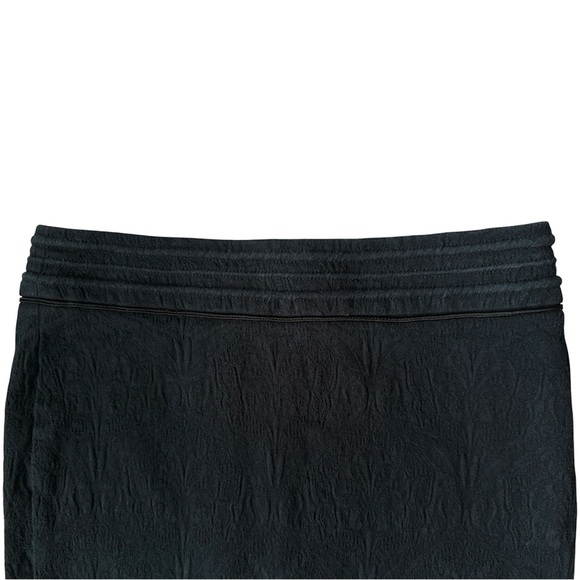 Kingslee Greene Size 4 Skirt Gray Textured Jacquard Midi Pencil w/ Grommet Detai - Picture 7 of 8